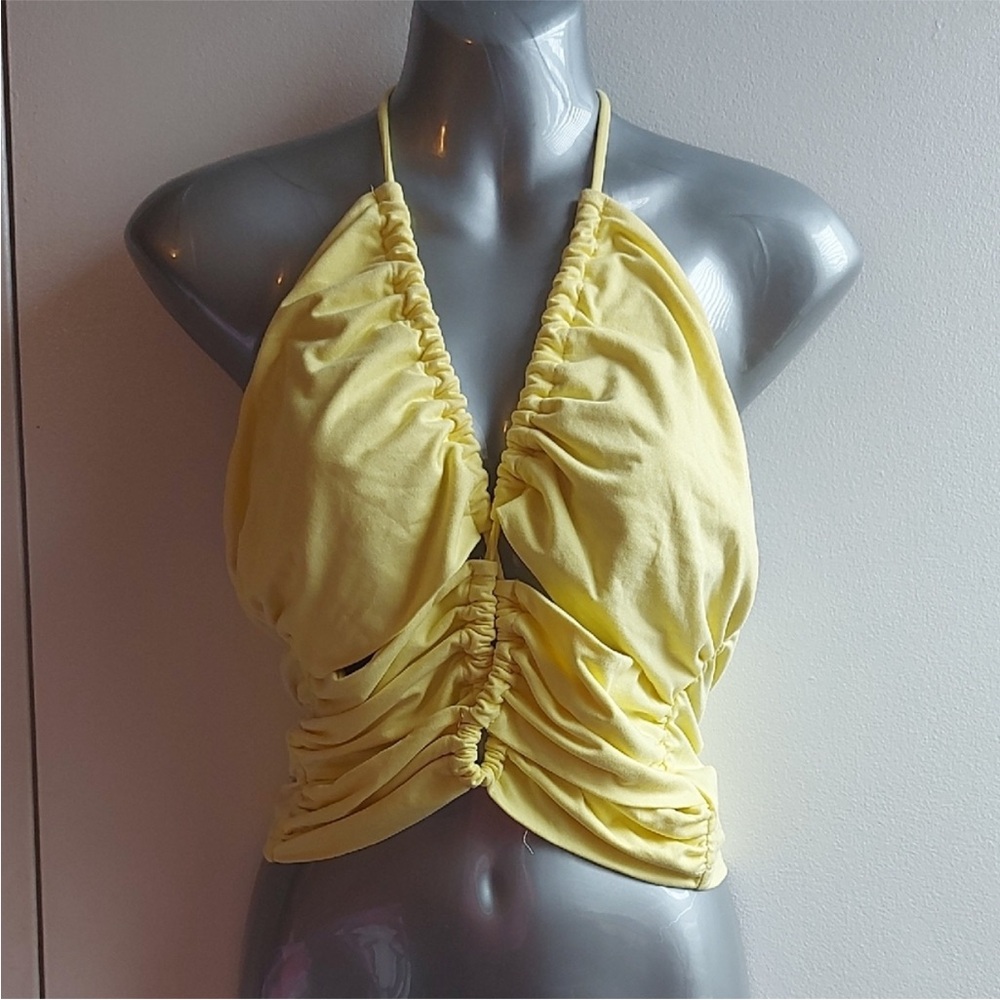 Forever 21 Light Yellow tie on top. Super soft!!! Like new